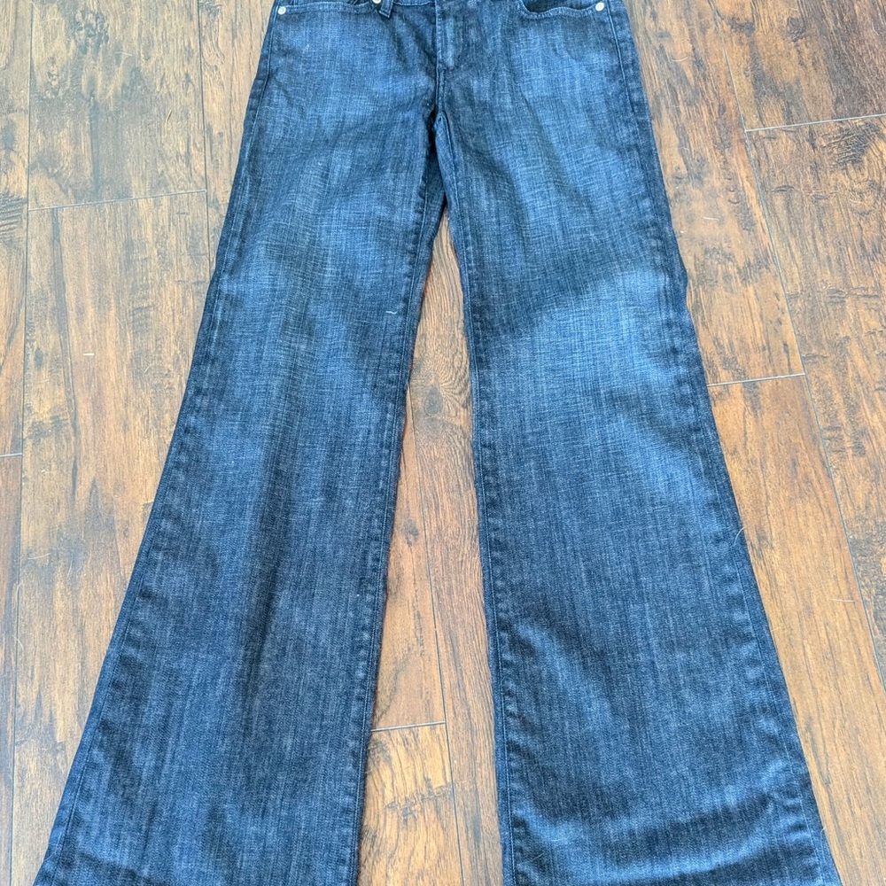 Dkny Blue Flare Wide Leg Jeans For Levi’s Classic Style